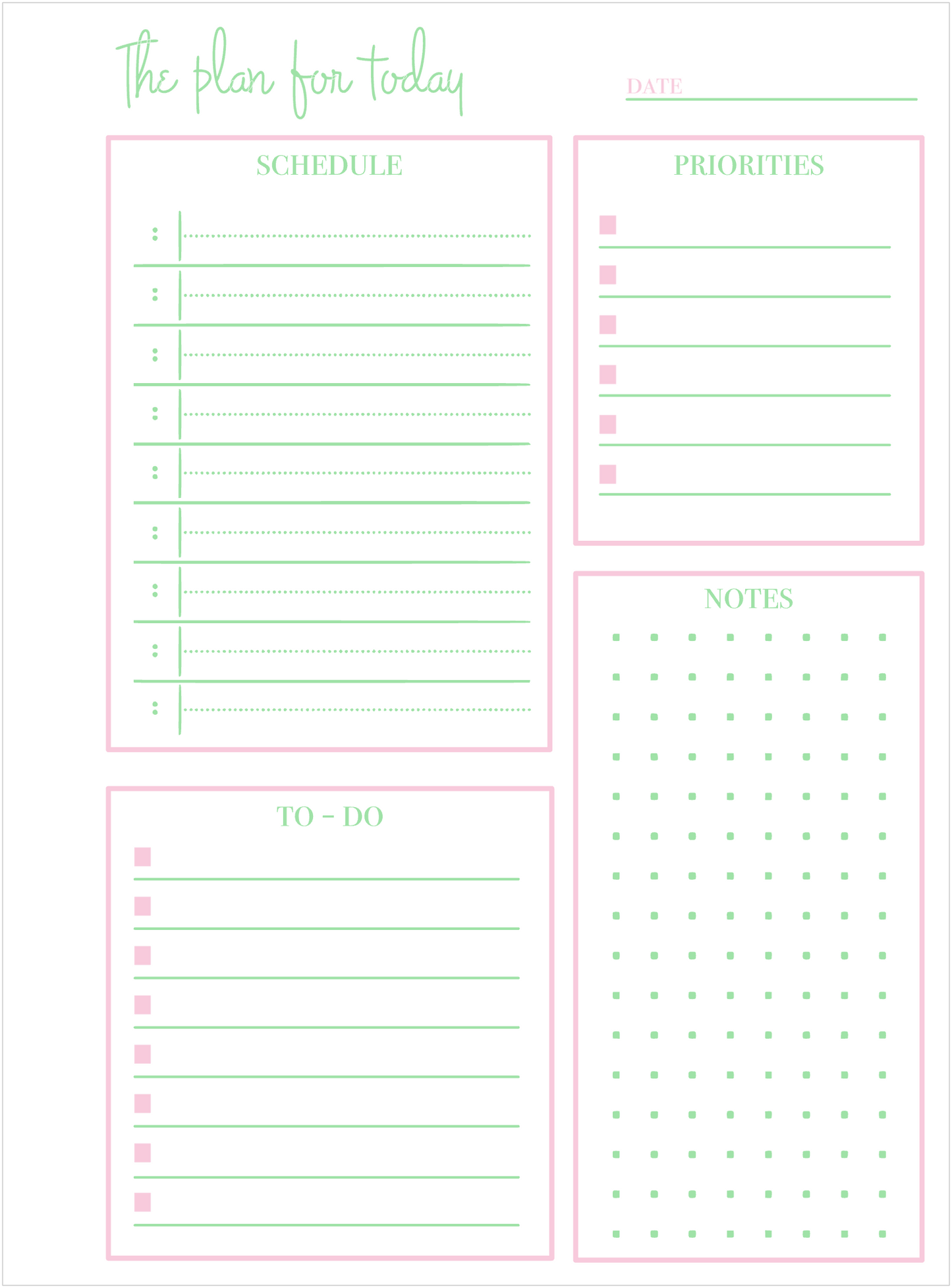 Ditsy Floral Hardcover Spiral Notebook – Pastel Daily Planner Journal