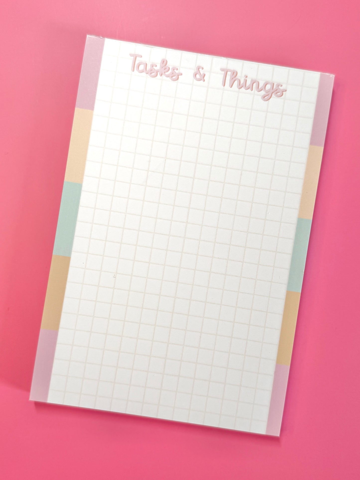 Task & Things Notepad | 4x6” | 50 Pages