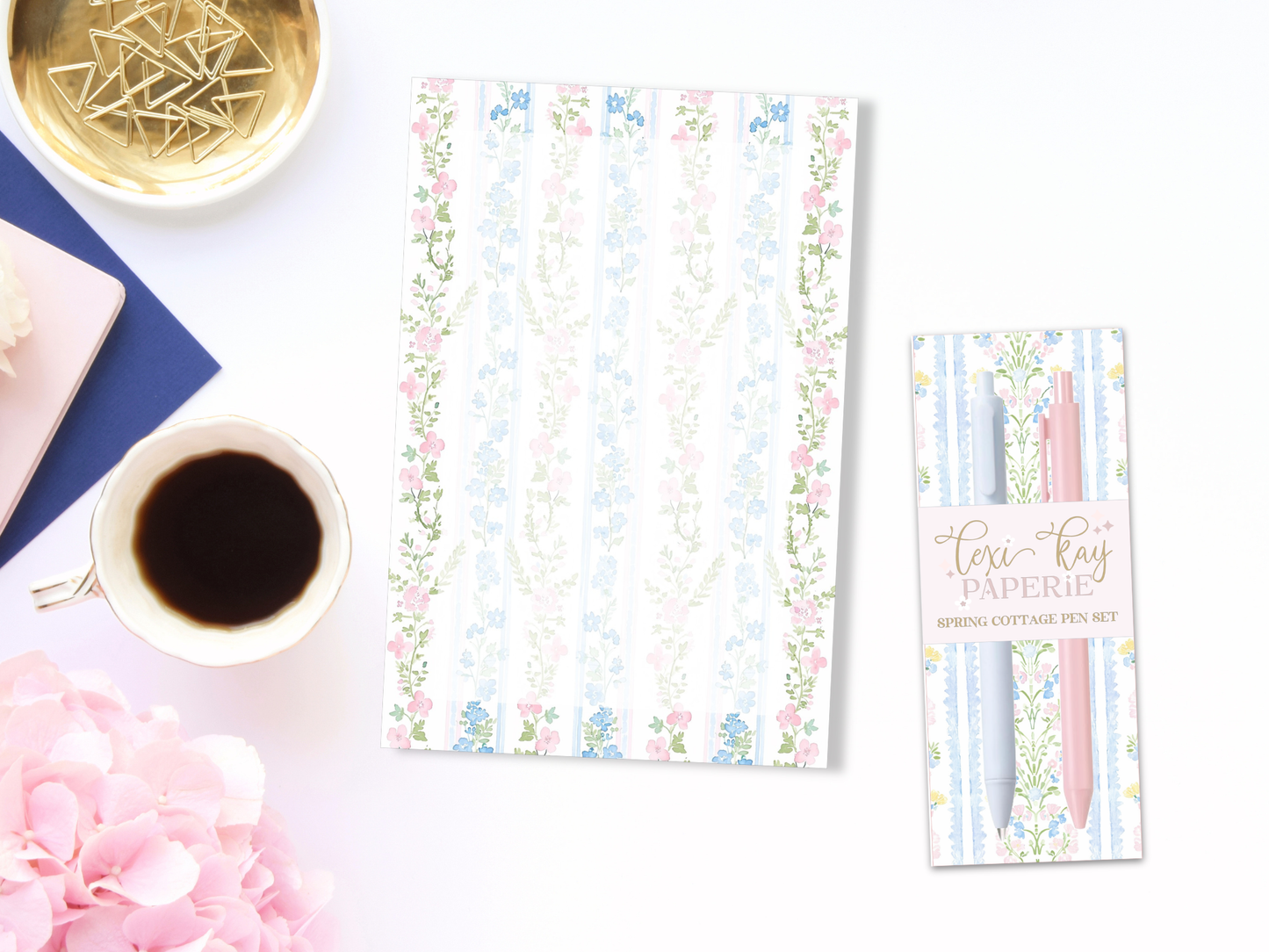Rosewater Bloom Pen Set