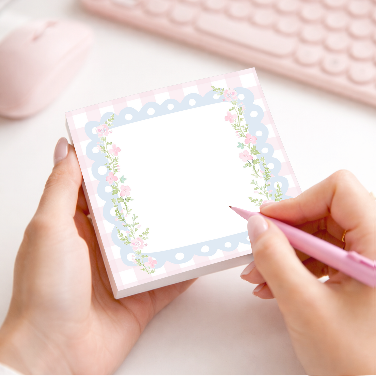 Rosewater Bloom Mini 3x3" Notepad