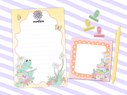 Bookish Spring 4x6" Notepad