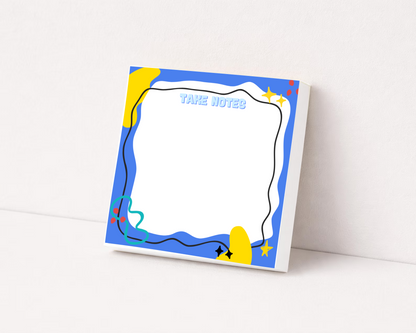 Jot It Down 3x3" Notepad Set - Blue