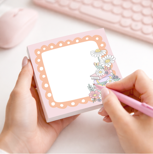 Bookish Spring Mini 3x3" Notepad