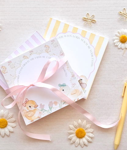 Quiet Grace Scripture Notepad Set