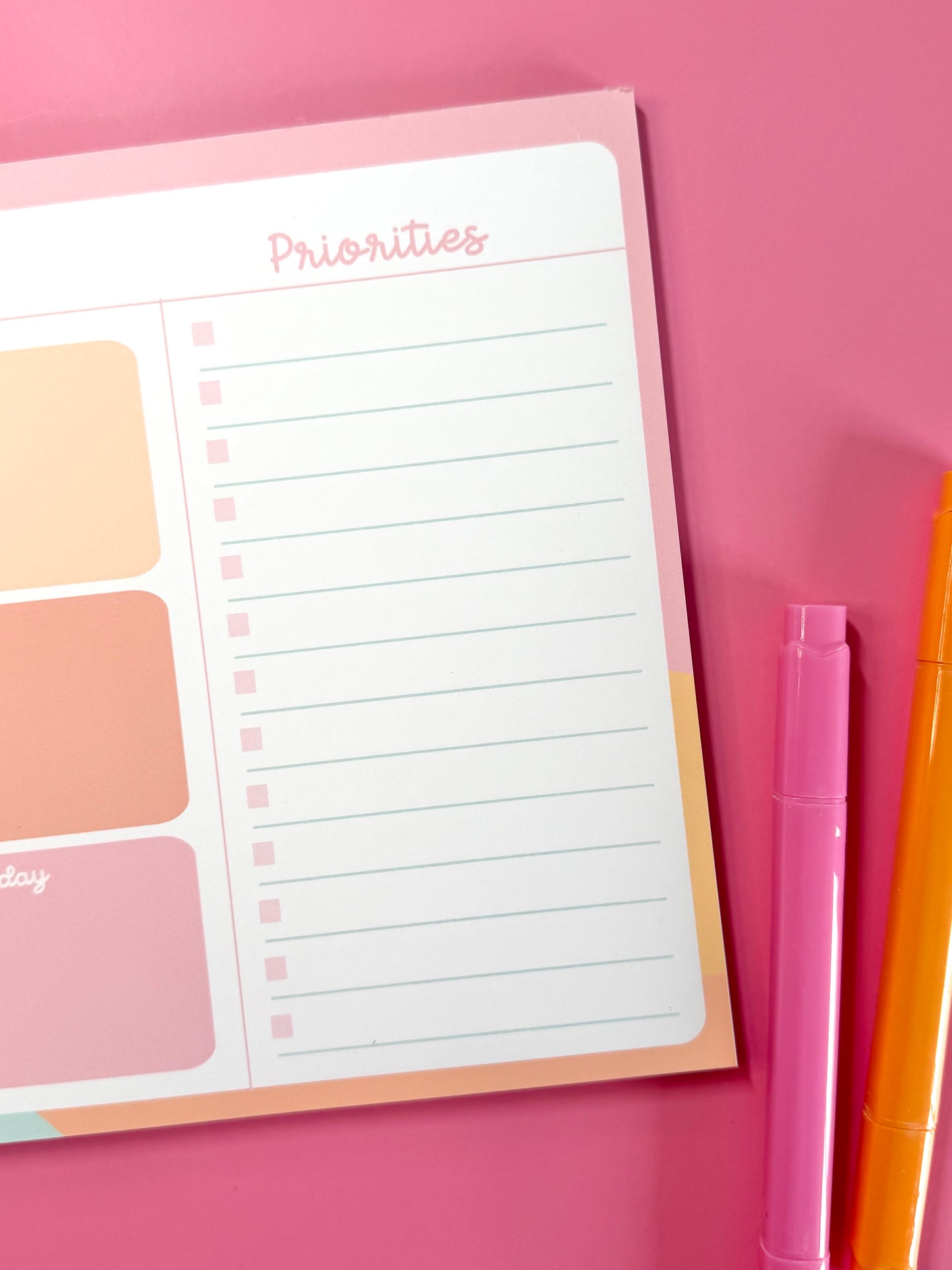 Plans This Week Notepad | 7x10” | 30 Pages