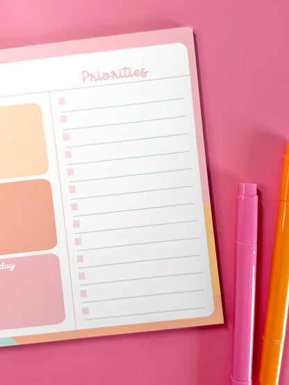 Plans This Week Notepad | 7x10” | 30 Pages