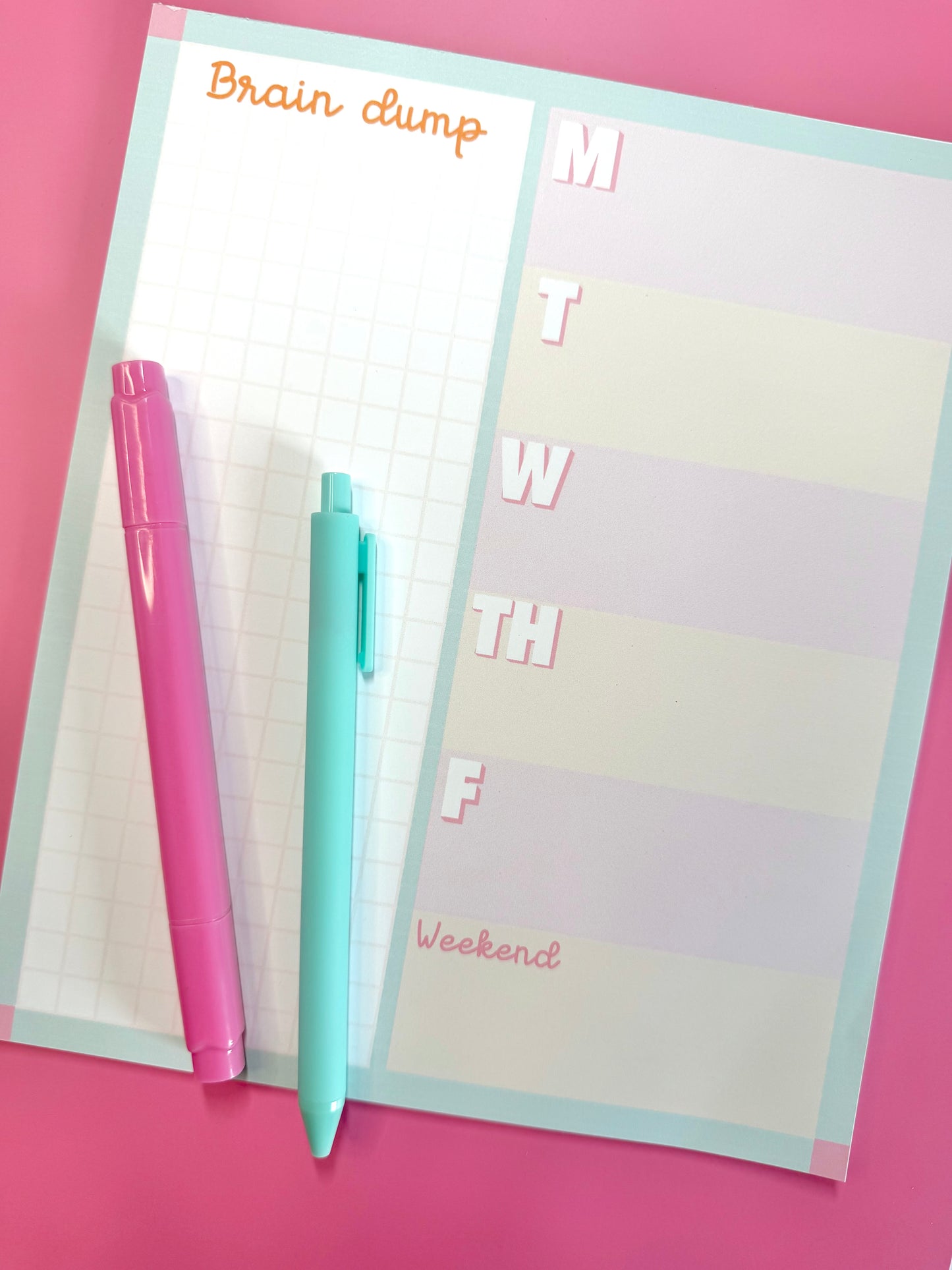 Brain Dump Notepad | 7.5x9” | 30 Pages
