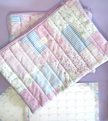 Lavender Patchwork Laptop Case 15”