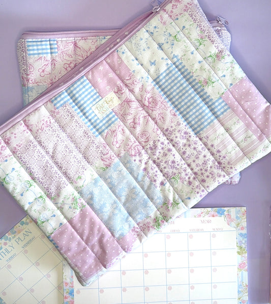 Lavender Patchwork Laptop Case 13"