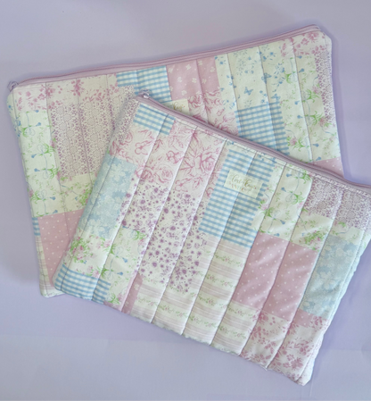 Lavender Patchwork Laptop Case 15”