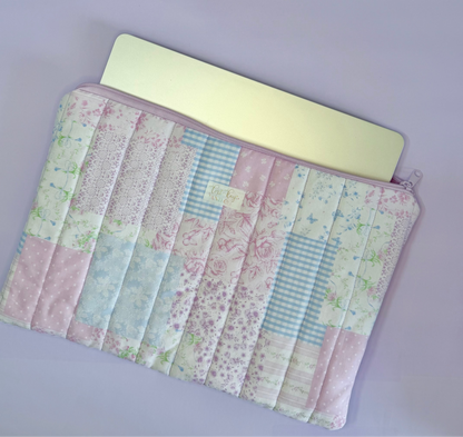 Lavender Patchwork Laptop Case 15”