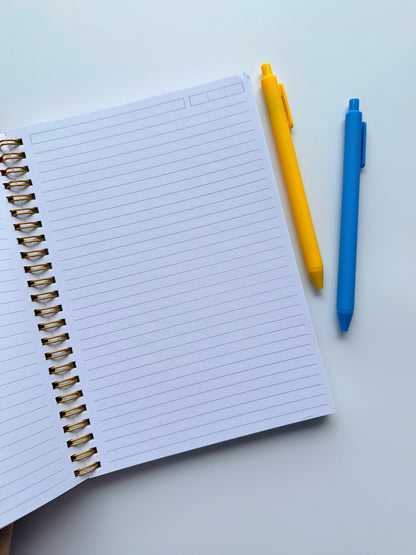 Ciao Bella Spiral Notebook | Italian Summer Lined Notebook
