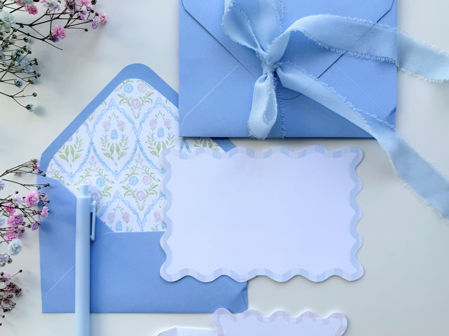 Bluebell Trellis Notecard Set