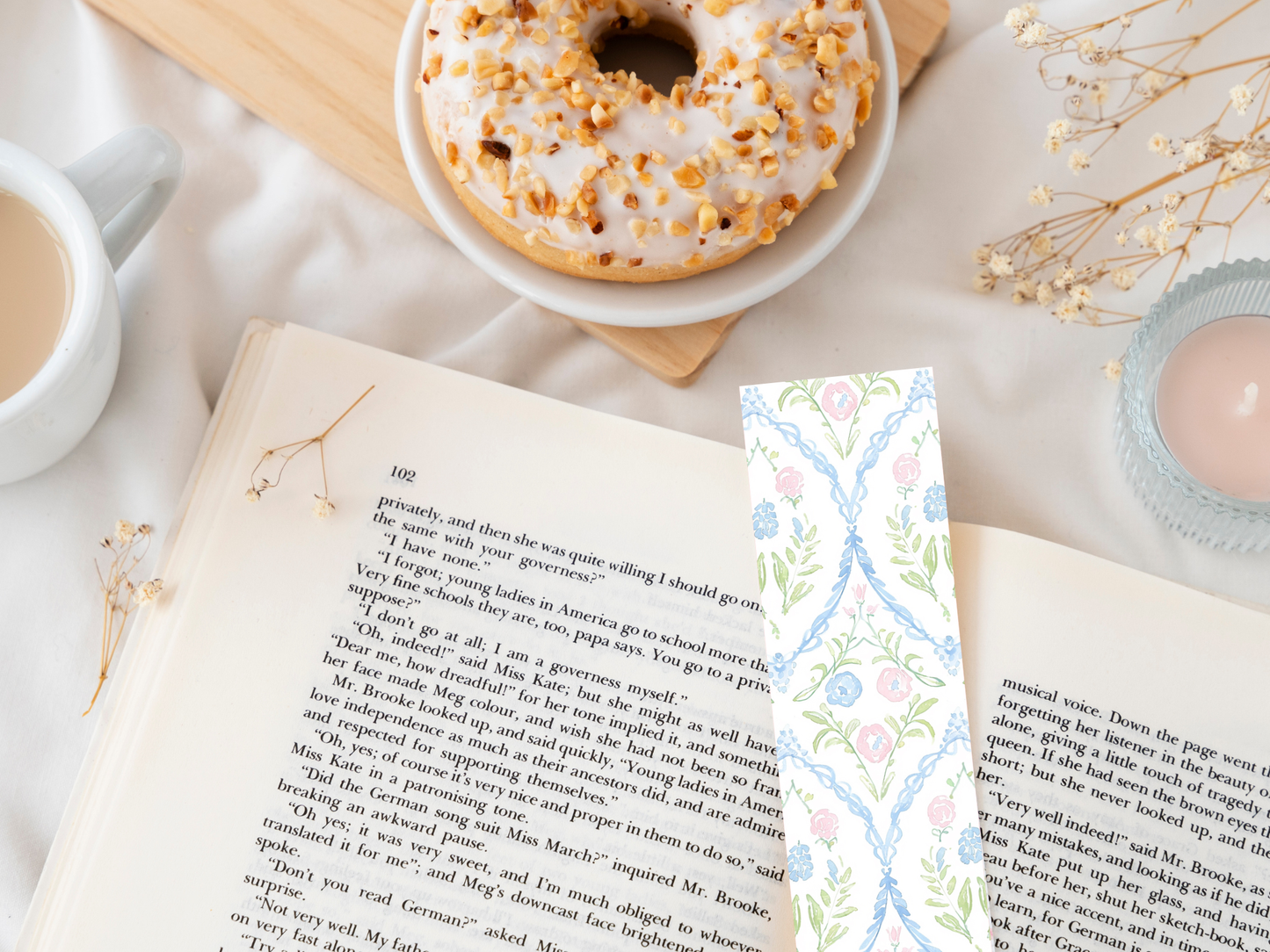 Bluebell Trellis Bookmark