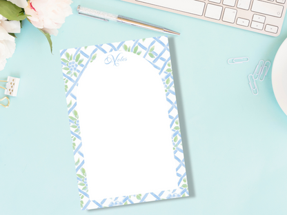 Bluebell Trellis 4x6" Notepad