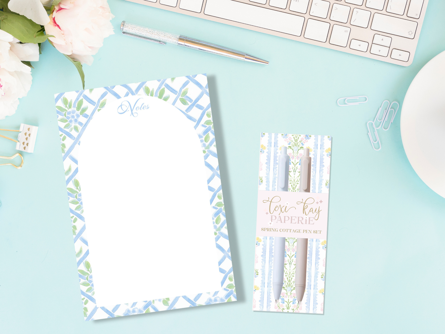 Bluebell Trellis Pen Set
