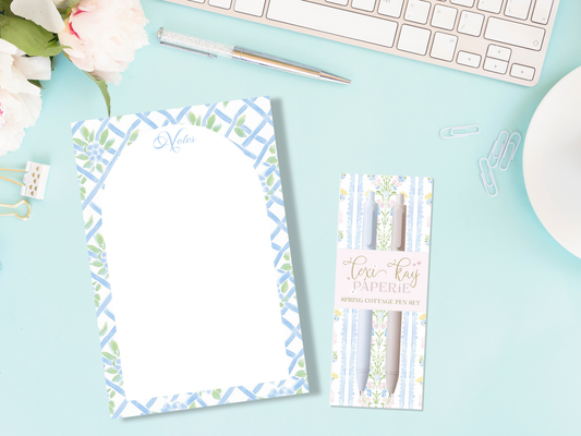 Bluebell Trellis Pen Set